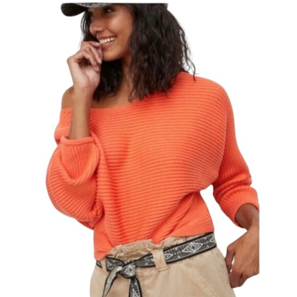 By Anthropologie Kendall Ribbed Boat Neck Sweater - Picture 7 of 7